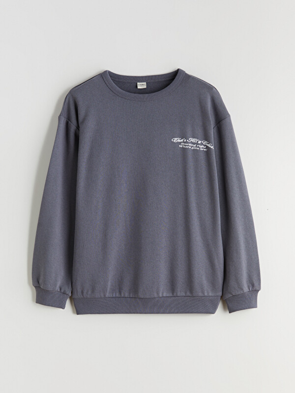 LCW Kids Crew Neck Boys' Sweatshirt