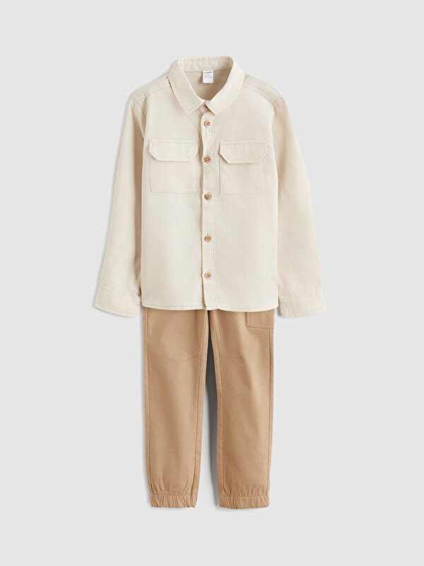 LCW Kids Boys' Shirt and Cargo Pants
