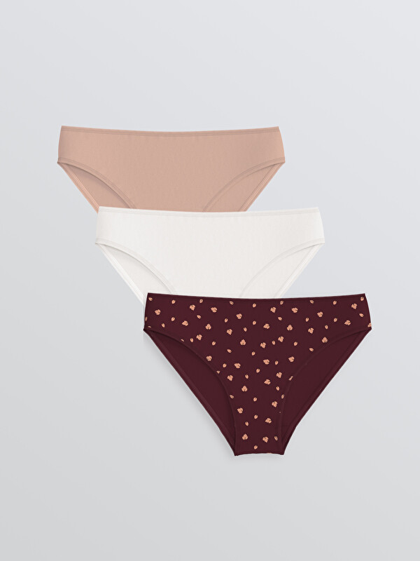 LCW DREAM Baskılı Bikini Külot 3'lü