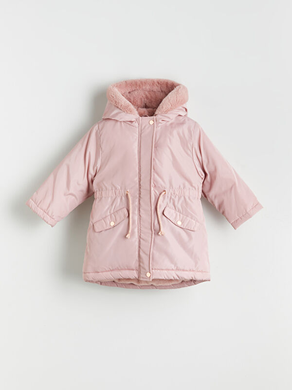 LCW Kids Kapüşonlu Kız Çocuk Şişme Mont