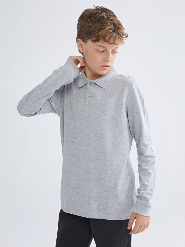 LCW Kids Polo Yaka Erkek Çocuk Tişört