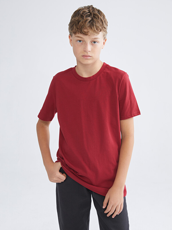 LCW Kids Bisiklet Yaka Erkek Çocuk Tişört