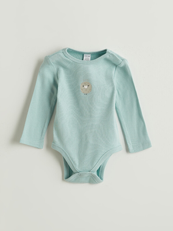 LCW baby Baskılı Erkek Bebek Çıtçıtlı Body