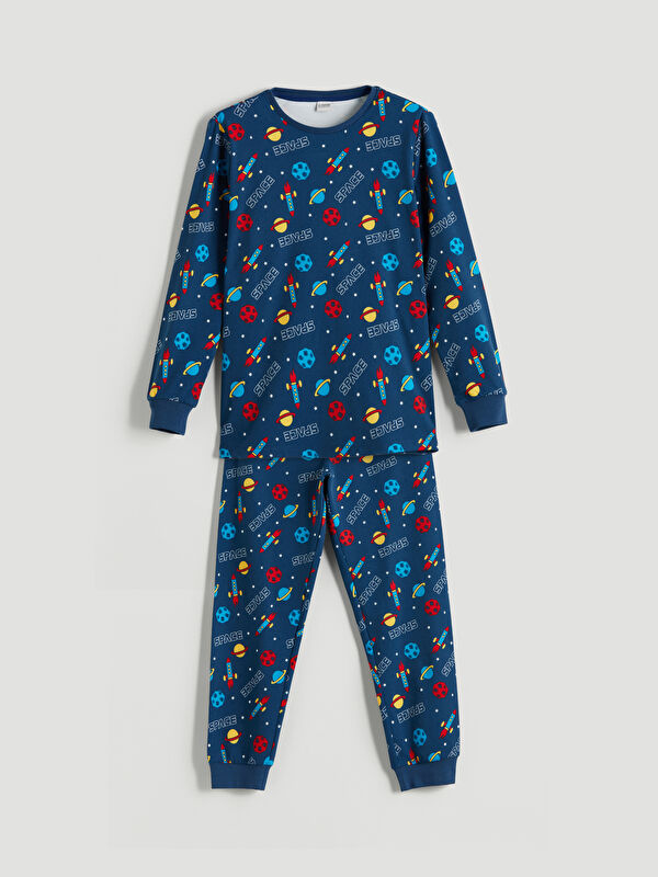 LCW DREAM Baskılı Erkek Çocuk Pijama Takımı