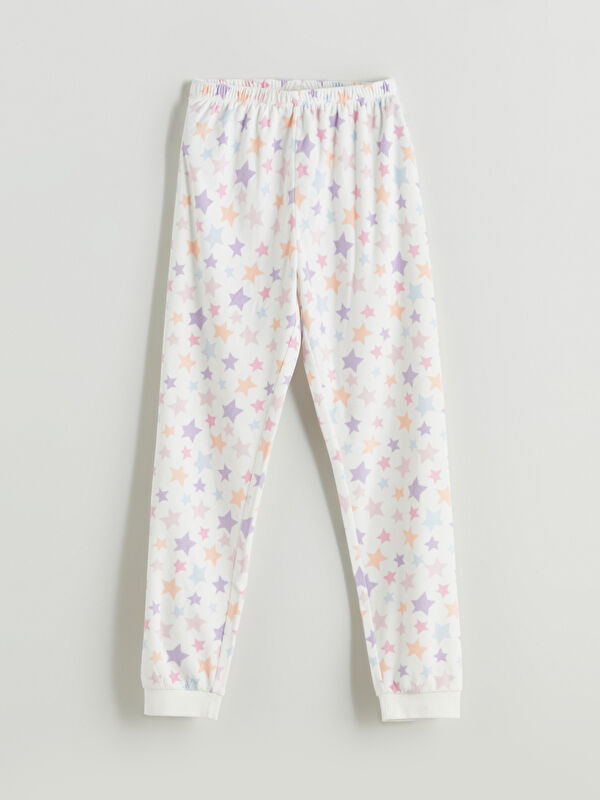 LCW Kids Beli Lastikli Kız Çocuk Pijama Alt