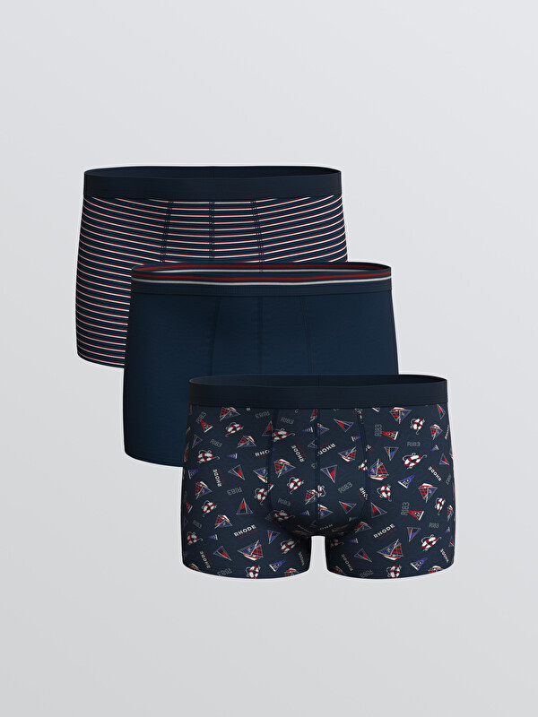 LC WAIKIKI Standart Kalıp Pamuklu Esnek Erkek Boxer 3'lü