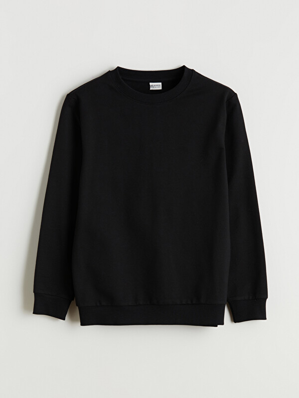 LCW Kids Bisiklet Yaka Erkek Çocuk Sweatshirt