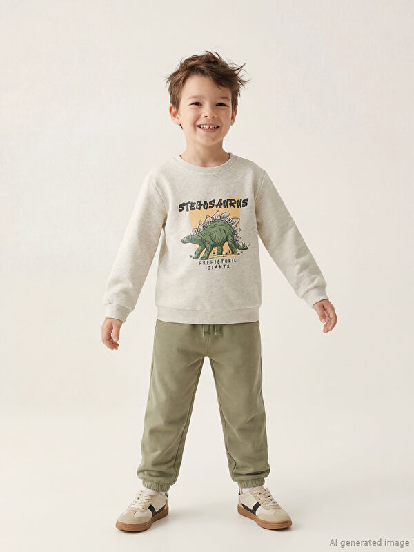 LCW Kids Beli Lastikli Erkek Çocuk Jogger  Eşofman Altı