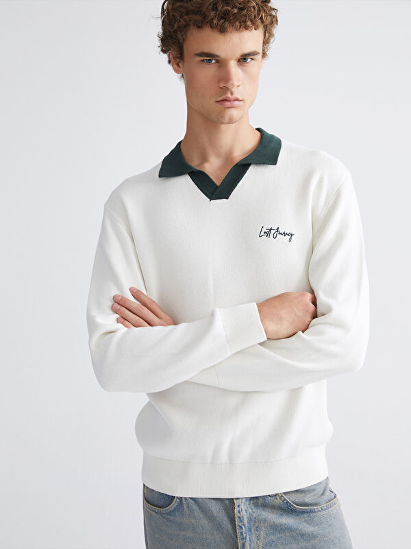 XSIDE Polo Neck Men's Sweater