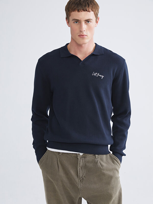 XSIDE Polo Neck Men's Sweater