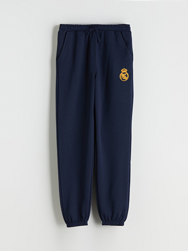 LCW Kids Beli Lastikli Real Madrid Baskılı Erkek Çocuk Jogger Eşofman Altı