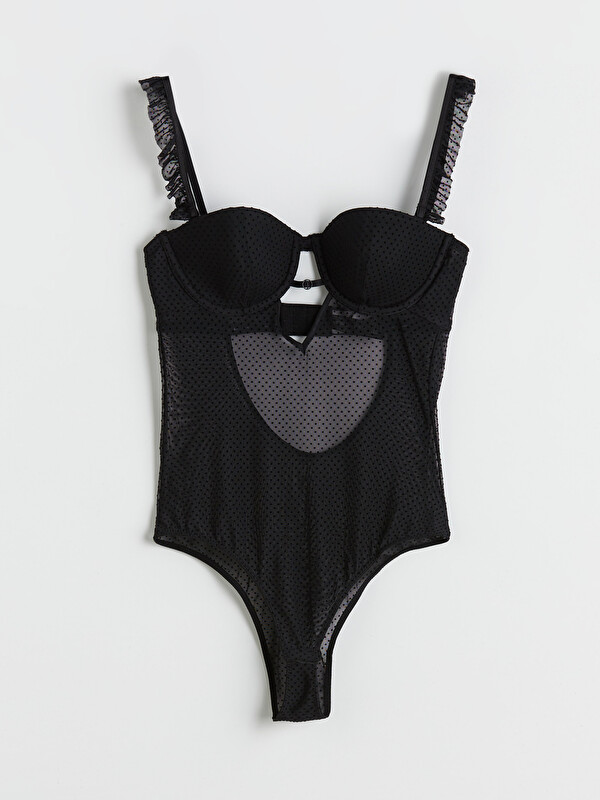 LCW DREAM V Yaka Puantiyeli Bodysuit