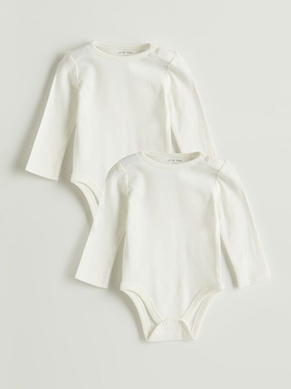 LCW baby Baby Girl WHITE Bodysuit