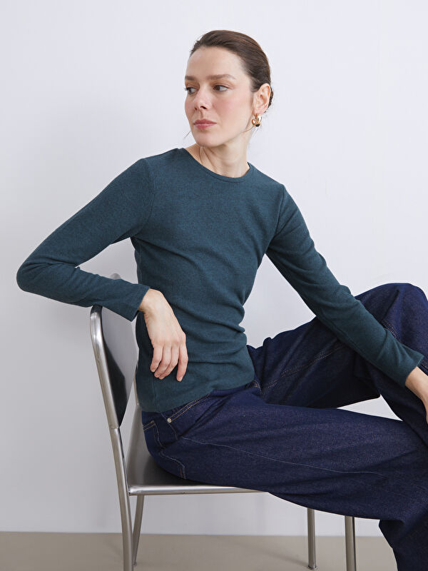 LCW EVERYDAY Body für Damen mit Rundhalsausschnitt