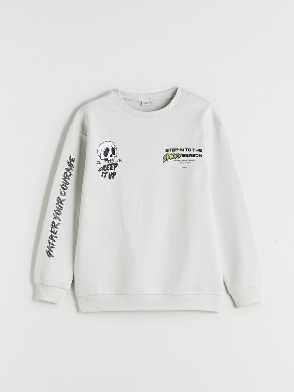 LCW Kids Crew Neck Boys' Sweatshirt