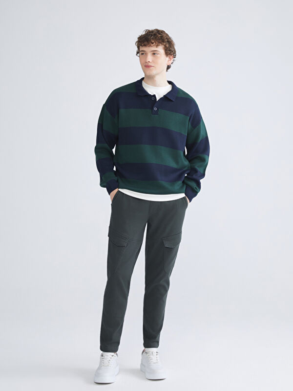 XSIDE Slim Fit Erkek Kargo Pantolon