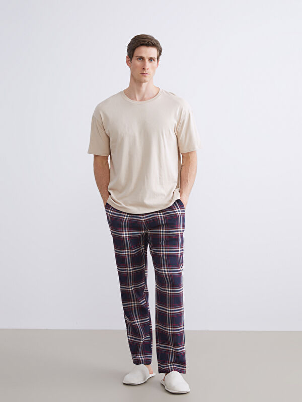 LC WAIKIKI Kalın Ekose Erkek Pijama Alt