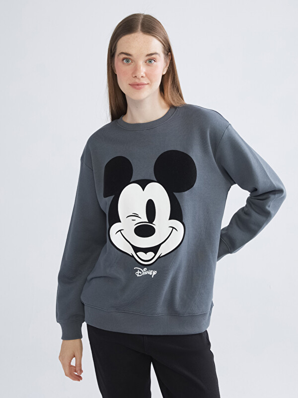 XSIDE Mickey Mouse Printed Women's Thick Sweatshirt