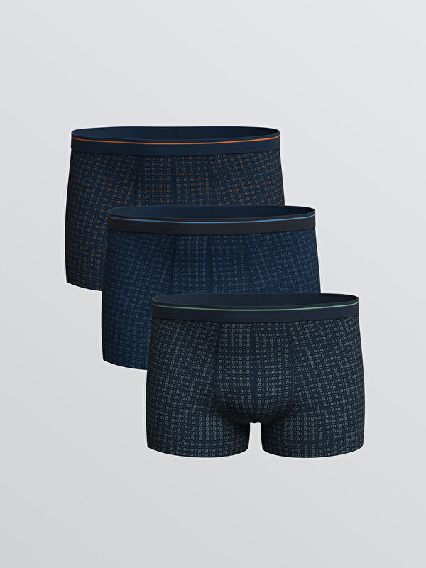 LC WAIKIKI Standart Kalıp Pamuklu Esnek Erkek Boxer 3'lü