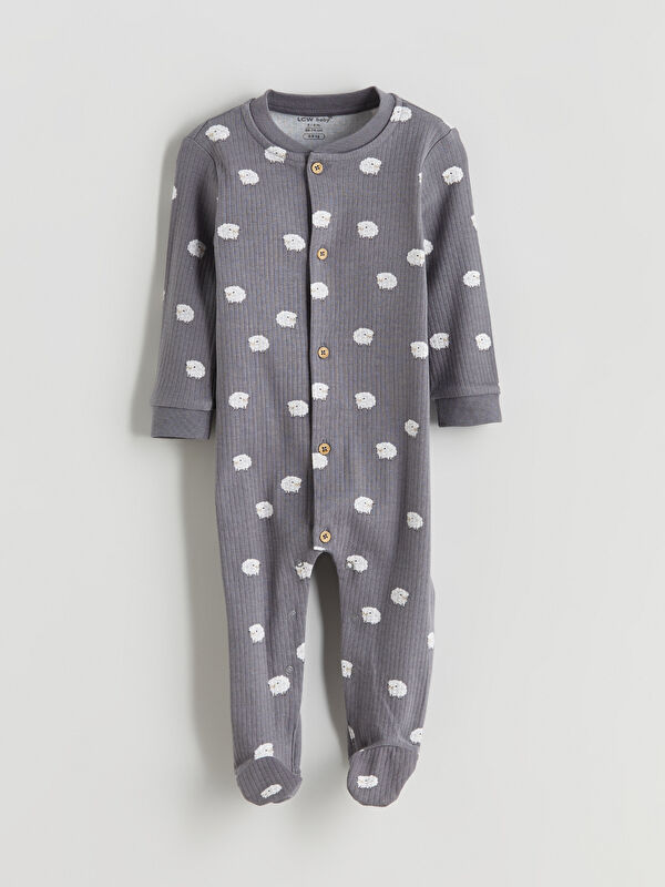 LCW baby Bisiklet Yaka Kaşkorse Erkek Bebek Tulum