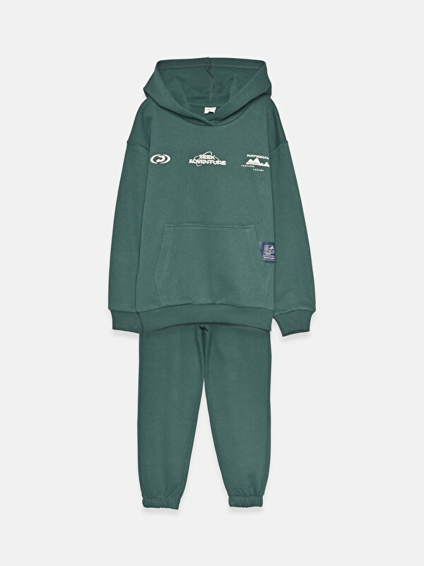 LCW Kids Hooded Boys' Tracksuit Set