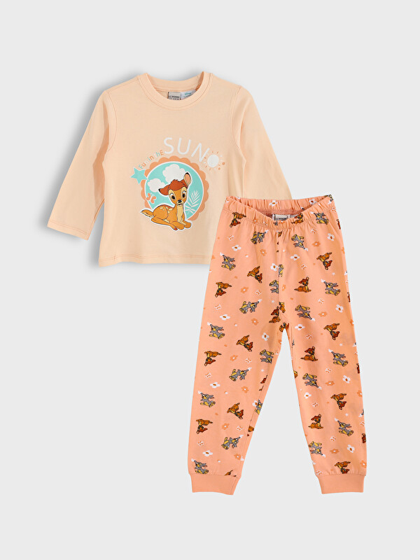 LCW Kids Ensemble de Pyjama Imprimé Bambi pour Filles