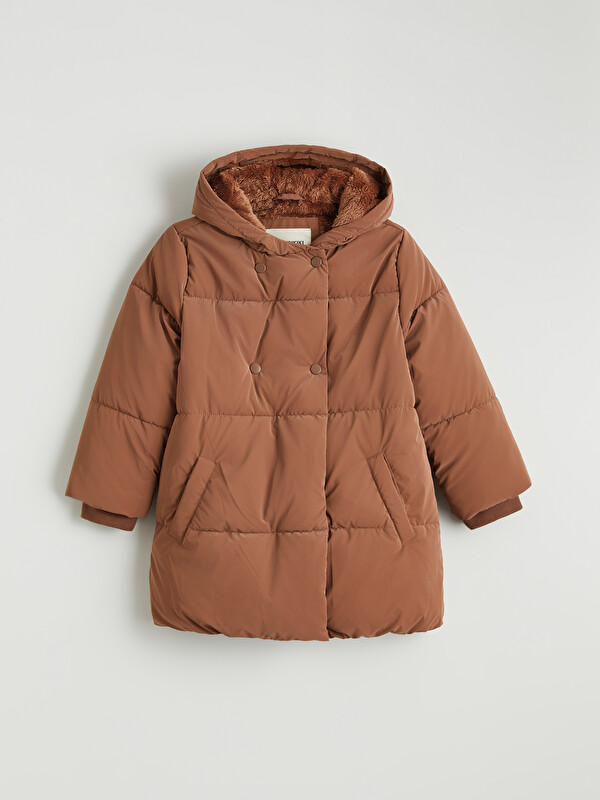 LCW Kids Girls' Hooded Puffer Jacket