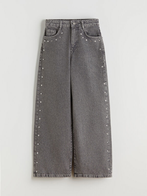 LCW Kids Wideleg Kız Çocuk Jean Pantolon