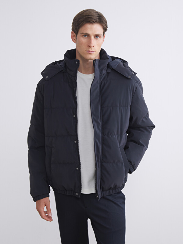 LCW Vision Relaxed Fit Hooded Men's Puffer Coat
