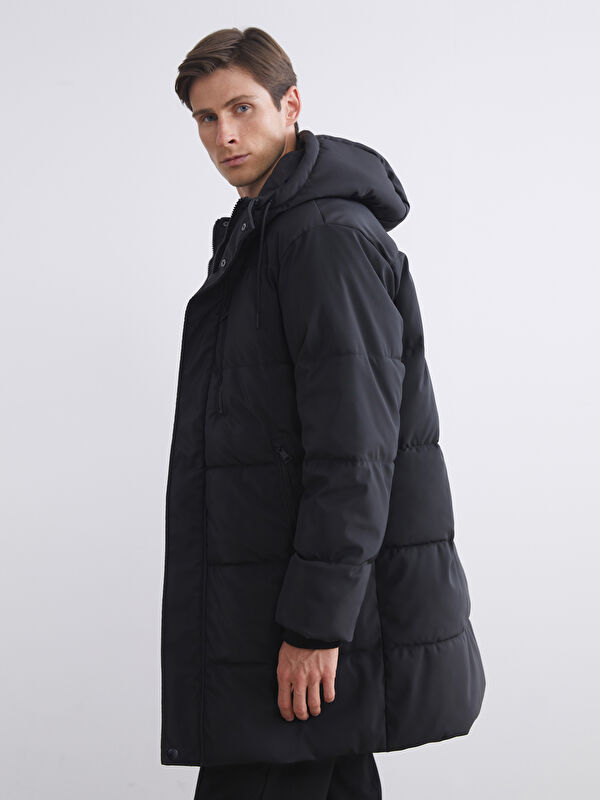 LCW Vision Regular Fit Hooded Men's Parka - W5AO40Z8-CVL - LC Waikiki