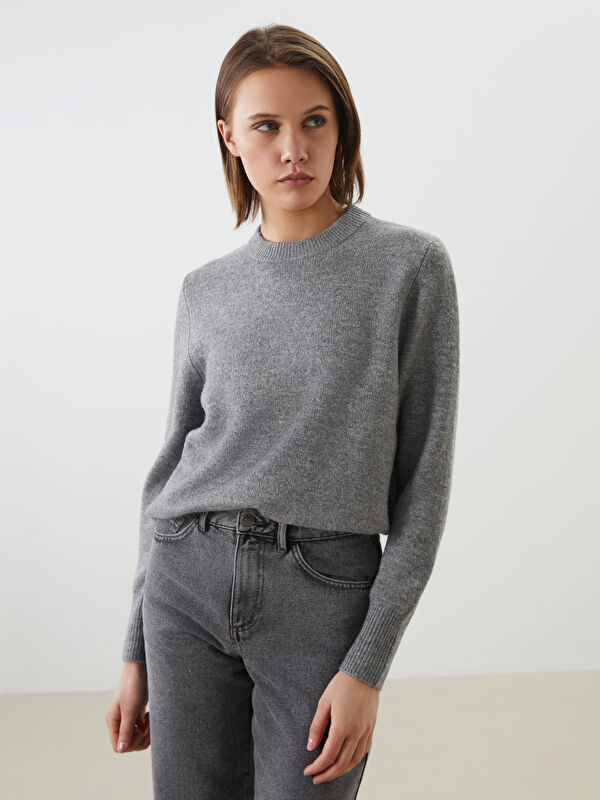 LCW Vision Crew Neck Women's Knitwear Sweater