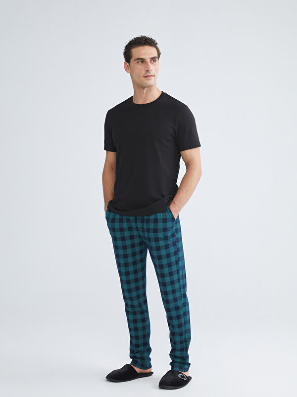LC WAIKIKI Standart Kalıp Ekose Erkek Pijama Alt