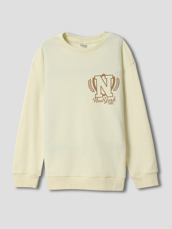 LCW Kids Crew Neck Printed Boys' T-Shirt