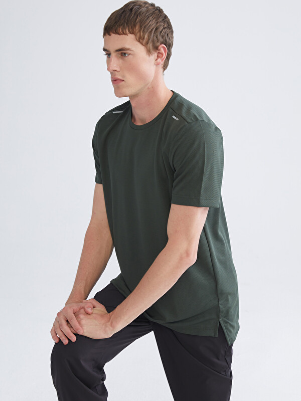 XSIDE ACTIVE T-shirt de Sport pour Hommes à Col Rond