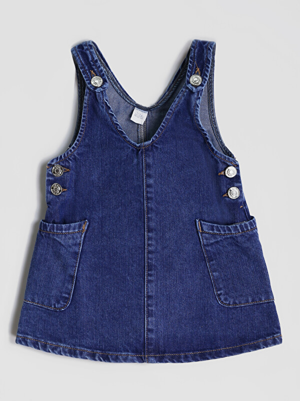 LCW Kids Robe en Jean avec Poches pour Filles