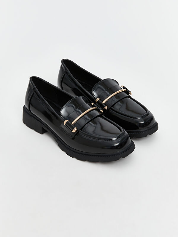 LCW STEPS Faux Leather Women's Loafer Shoes