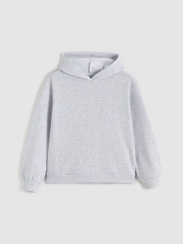 LCW Kids Kapüşonlu Kız Çocuk Sweatshirt