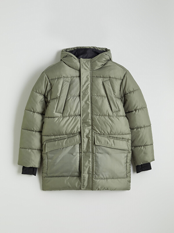 LCW Kids Kapüşonlu Erkek Çocuk Şişme Mont