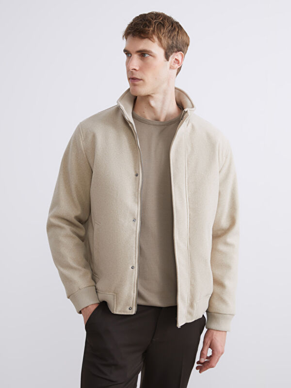 SOUTHBLUE Standard Fit Funnel Neck Men's Coat