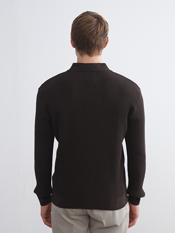 SOUTHBLUE Polo Neck Men's Knitwear Sweater - W5BC79Z8-HLD - LC Waikiki
