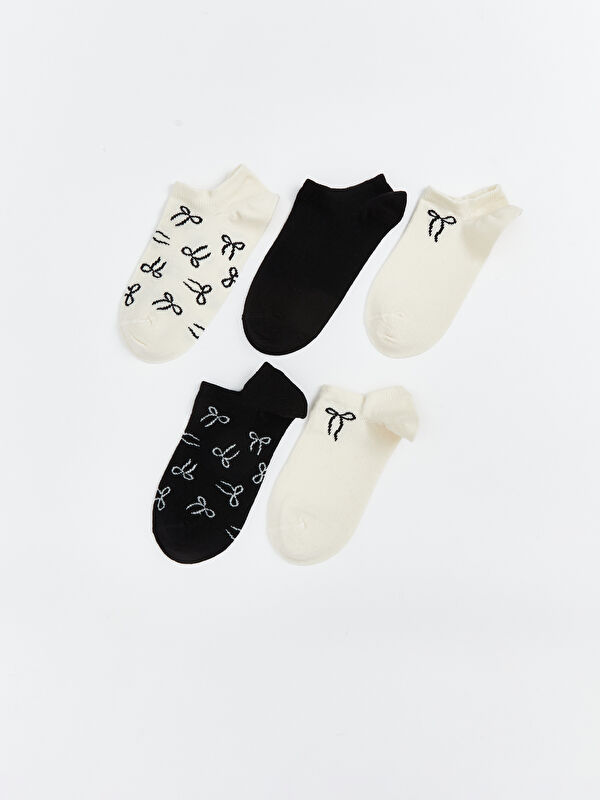 LCW DREAM Fiyonk Desenli Kadın Sneaker Çorap 5'li