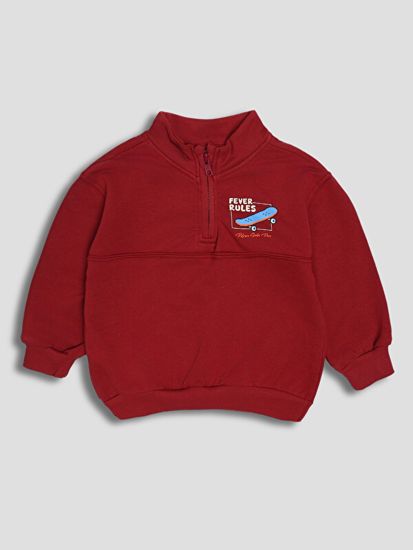 LCW Kids Back Printed Boys' Sweatshirt