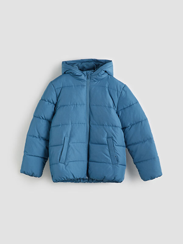 LCW Kids Kapüşonlu Erkek Çocuk Şişme Mont