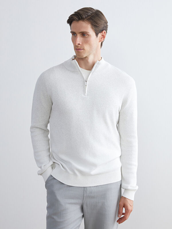 LCW Vision Funnel Neck Men's Knitwear Sweater