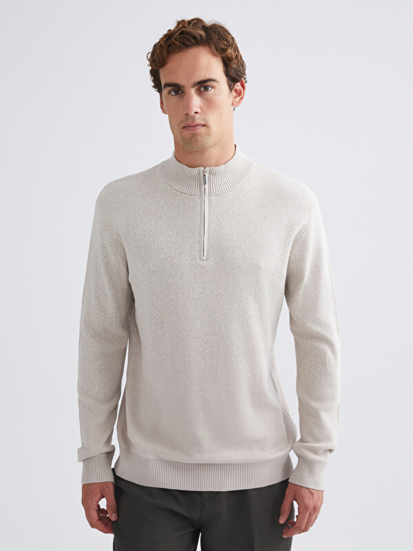 LCW Vision Funnel Neck Men's Knitwear Sweater - W5BG90Z8-VZ6 - LC