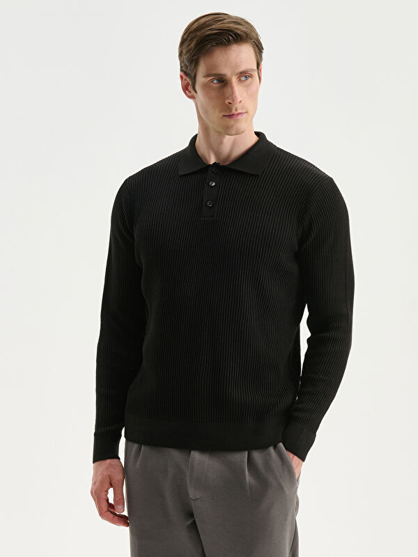 SOUTHBLUE Polo Yaka Erkek Triko Kazak