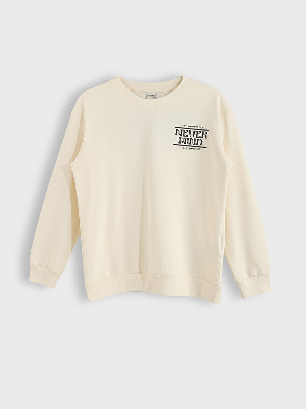 LCW Kids Crew Neck Boys' Sweatshirt
