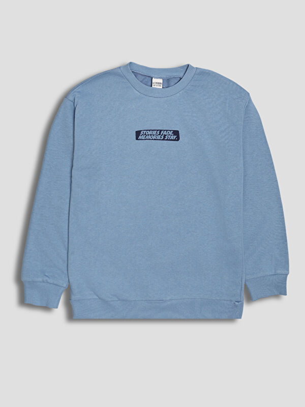 LCW Kids Sweat-Shirt Pour Garçons Imprimé Texte