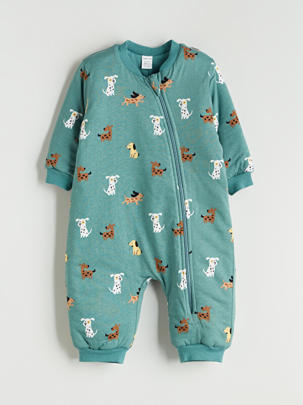 LCW baby 2.5 Tog Bisiklet Yaka Uzun Kollu Erkek Bebek Uyku Tulumu