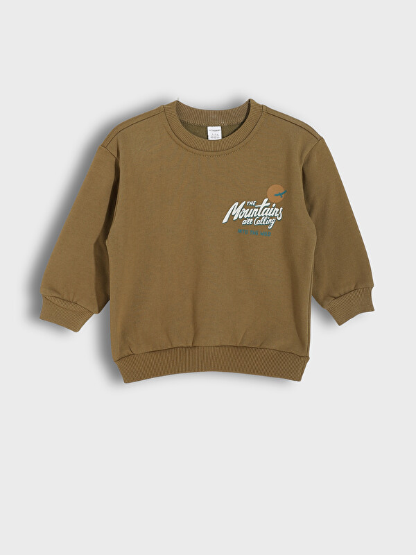 LCW Kids Crew Neck Boys' Sweatshirt